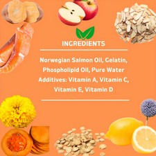 60 Capsules Amazing Omega 3 Fish Oil Dogs Cats Shedding Skin Health Dry Skin