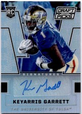2016 Prizm Collegiate Draft Picks Keyarris Garrett #249 Autographs Prizms Tulsa