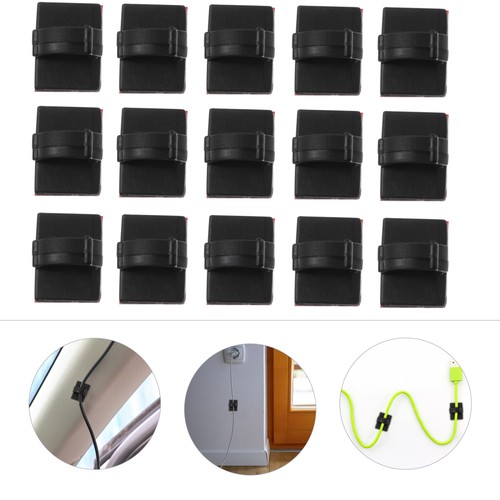 100 Pcs Wiring Button Travel Wire Holders for Cables Cord Organizers - Afbeelding 3 van 12