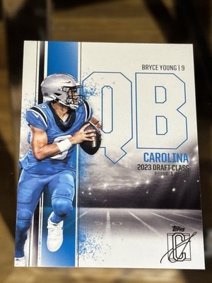 Bryce Young #7 2024 Topps Signature Class Carolina Panthers