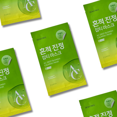 DEWYTREE AC Deep Blemish Calming Mask 27gx 1pcs  K-Beauty