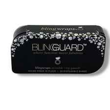 1 Pack BlingGuard Bling Wraps Invisible Ring Guards 30 Disposable Bands NEW Wrap