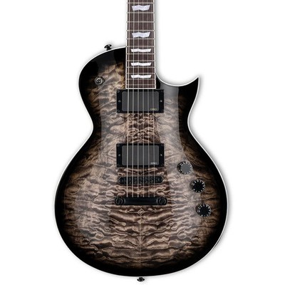 ESP LTD EC-400QM Electric Guitar - See Thru Black Sunburst