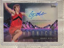 2024 Topps Midnight Gradey Dick Rookie Horizon Signatures Rookie Card Auto!!!