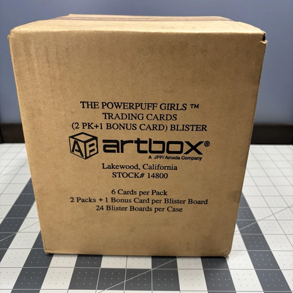 Estuche Powerpuff Girls 24 tableros blister 2 paquetes de 6 tarjetas + lámina exclusiva 2000 NUEVO Foto 3 de 4