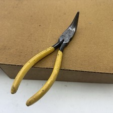 Vintage Crescent Tool Co. No. 888-6 Bent Needle Nose Pliers - Made in USA