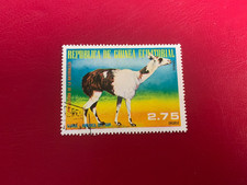 EQUATORIAL GUINEA 1977 USED SOUTH AMERICA ANIMALS LLAMA
