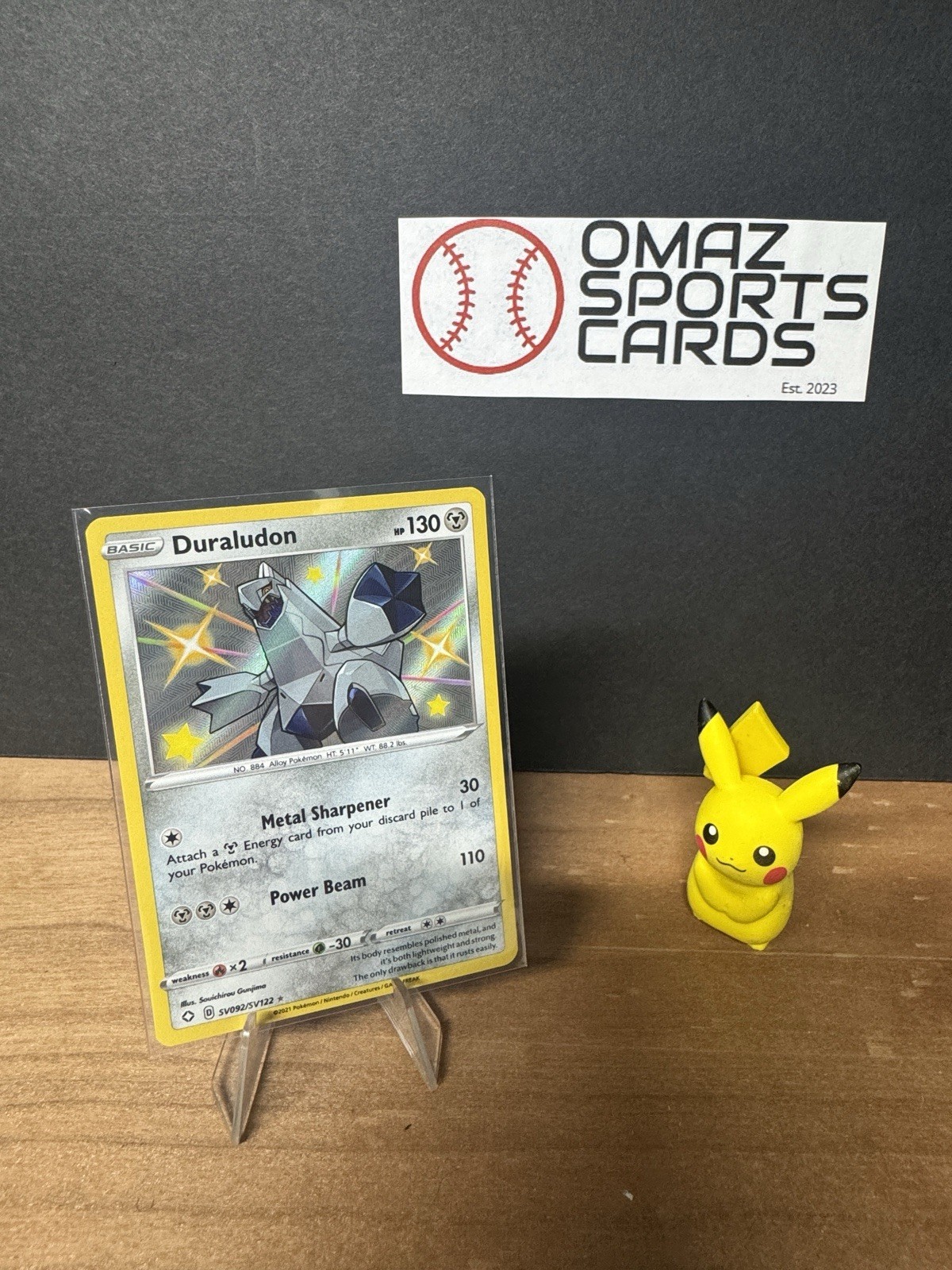 Duraludon SV092/SV122 - Shining Fates Rare Shiny Vault Holo Pokemon - NM