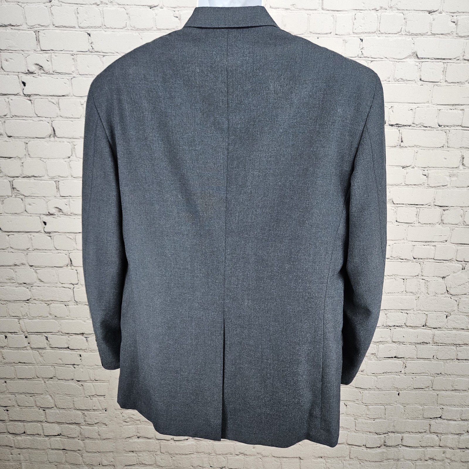 VTG Christian Brooks Blue 2 Button Vented Notch Blazer Sport Coat USA 42XL thumbnail 2