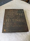 Vintage Alemite Grease Fitting Cabinet With Zerks  8x7x1. 5 Man Cave Gas Station