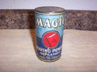 RARE VINTAGE " MAGIC " SHAVING POWDER CAN - THE SHAVING POWDER CO. - PLUS MORE! — photo 2
