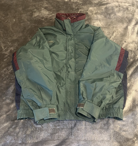Vintage 90s Columbia Aztec Bugaboo 2 layer jacket XL Made In The USA