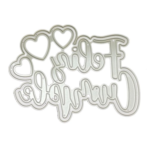 Love Heart Metal Cutting Dies Stencil DIY Scrapbook Album Paper Card ...