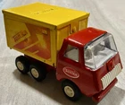 Vintage 1970s Tonka Toys - Tiny / Mini Tonka Red & Yellow Van Truck