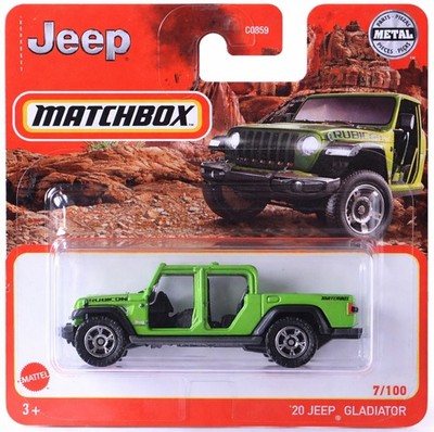 Matchbox 20 Jeep Gladiator | Geländefahrzeug Grün | 2021 7/100 HFR81