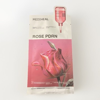 Mediheal Rose Pdrn Essential Sheet Masks Healthy Glow & Radiance Boost Pack of 6