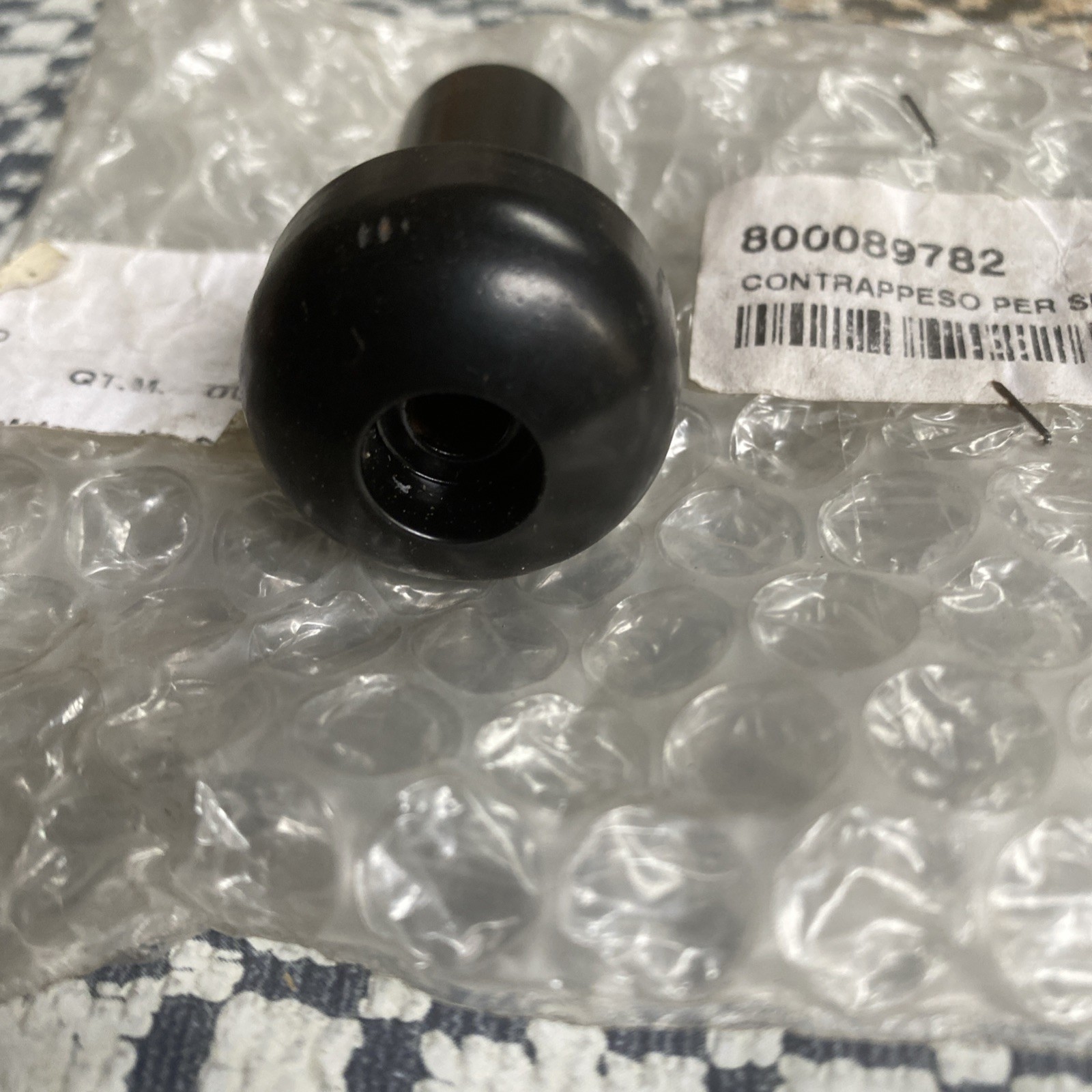 800089782 Originale MV Agusta F4 750 Contrappeso manubrio peso bilanciere NERO foto 3