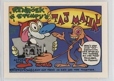 1993 Topps Nicktoons Activity Cards & 's Taj Mahal Ren Hoek Stimpy #1 b5y