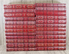 Heron Books - Dennis Wheatley x24 - Decorative Red Faux Leather Hardcover Novels