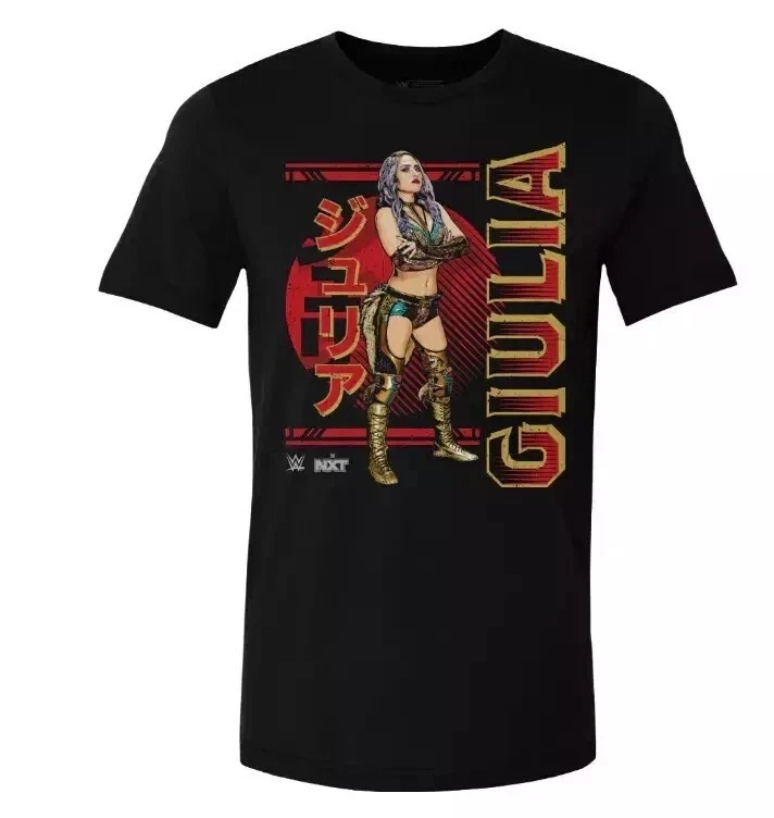 Wrestling Entertainment Giulia Pose Black T-Shirt