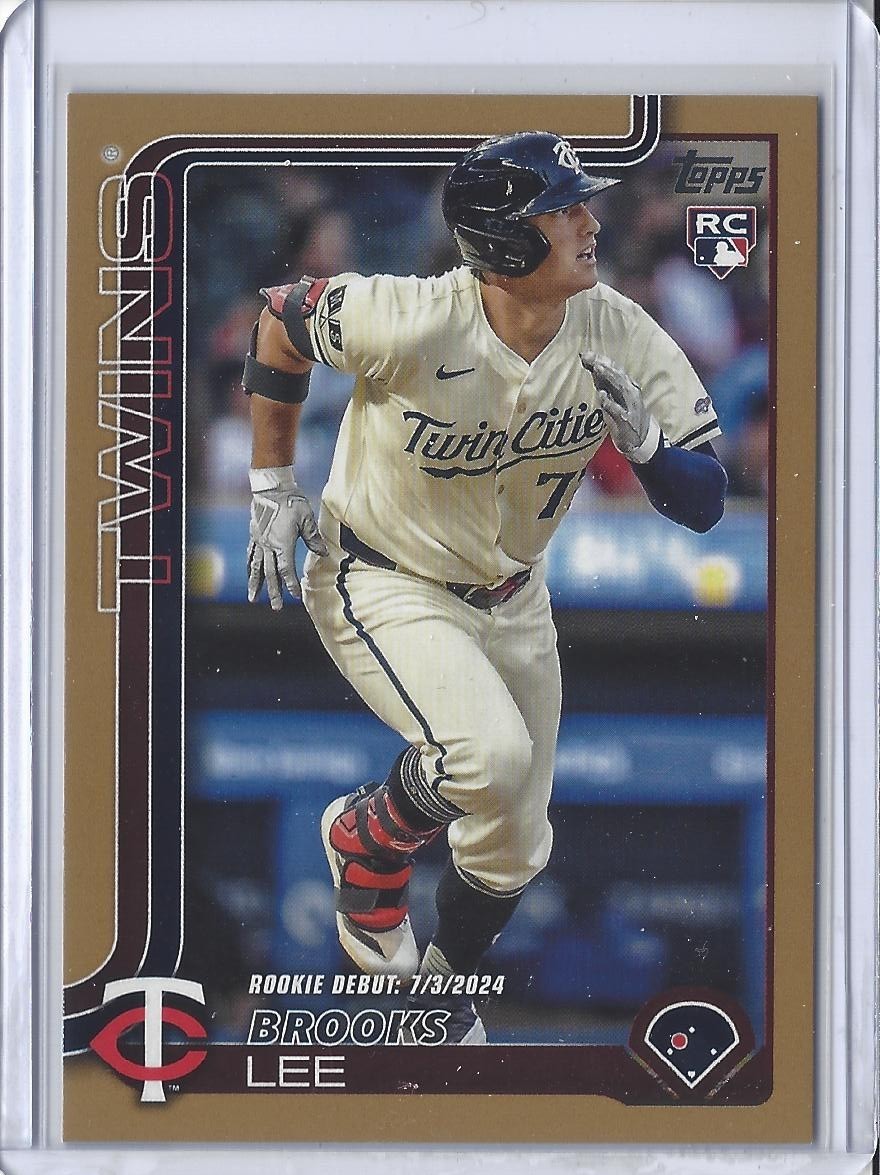 2025 Topps Update Series Brooks Lee #US243 Gold /2025