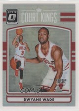 2016 Panini Donruss Optic Court Kings Holo Silver Prizm Dwyane Wade #3 HOF nd3