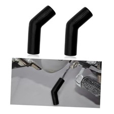 2 PCS Motorcycle Gear Shift Lever Shoe Protector, Motorbike Rubber Anti Black
