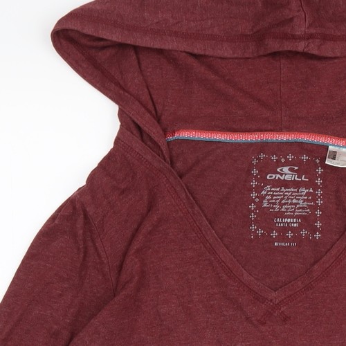 O'Neill Women's Red Pullover Hoodie Size 12 - Picture 12 of 12
