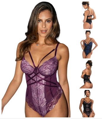 Pour Moi After Hours Body mit Bügel Damen verführerische Spitze Dessous 27505