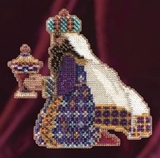 Cross Stitch Kit  Mill Hill 2011 Magi Trilogy Ornament - Melchior MH19-1303