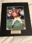 Joe Montana Signed 5x7 Photo In a 8x10 Matt. HOF. COA. 49ers