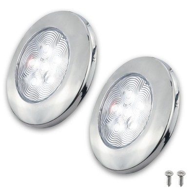 Marine Dome Light 2 PCS 2.79 inch LED Boat Interior Cabin Lights DC12V