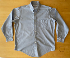 Vintage Brooks Brothers OCBD 16-33 Blue Pinpoint Oxford Supima Cotton Made USA
