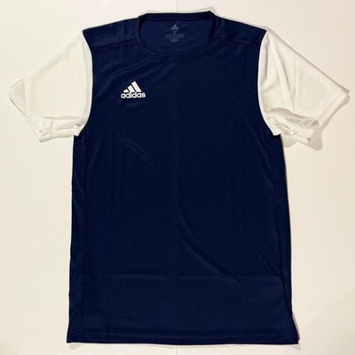 Adidas Damen Climalite Gym Running Tee T-Shirt Top Estro 19 JSY blau Small 36