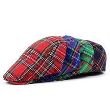 Men&rsquo;s Plaids Duckbill Newsboy Gatsby Hat Driving Cabbie Beret Ivy Hats Caps