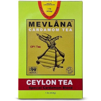Cardamom Flavored Ceylon Black Tea OP1 Grade Premium Loose Leaf 1lb