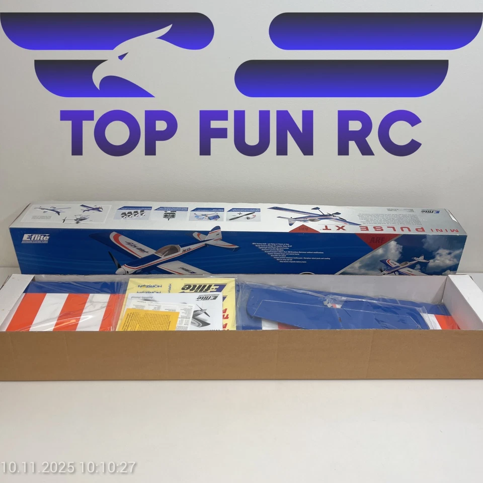 E-FLITE MINI PULSE XT ARF MODEL AIRPLANE KIT - Image 4 of 4