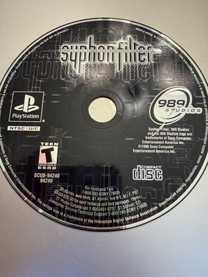 Syphon Filter (Sony PlayStation 1, 1999) DISC ONLY NO TRACKING (#2835)