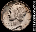 1944 Mercury Dime- Super Choice Gem Brilliant Uncirculated++++ Luster #i2036