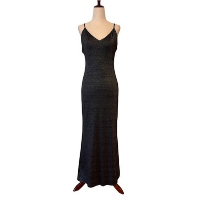 princess polly black glitter dress Ranal Metallic Shimmer Maxi in at Nordstrom, Size 8 collection:sequindresses