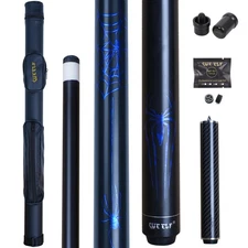 CUEELF Pool Cue Stick Spider Professional Billiard Low Deflection Pro