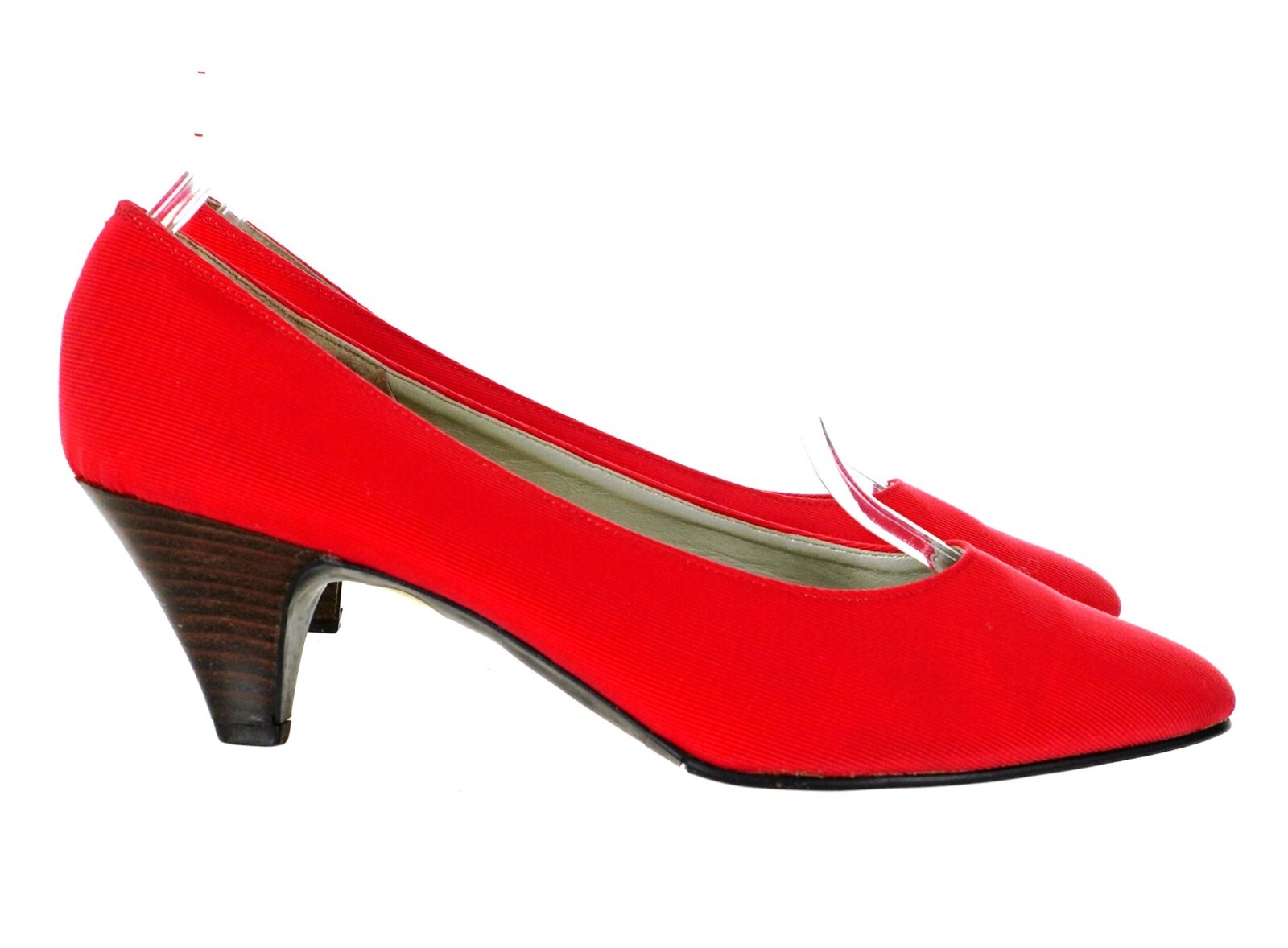 Scarpe vintage YSL Yves Saint Laurent 6545 tacchi pompa rossi US 5 5 EU 36 W