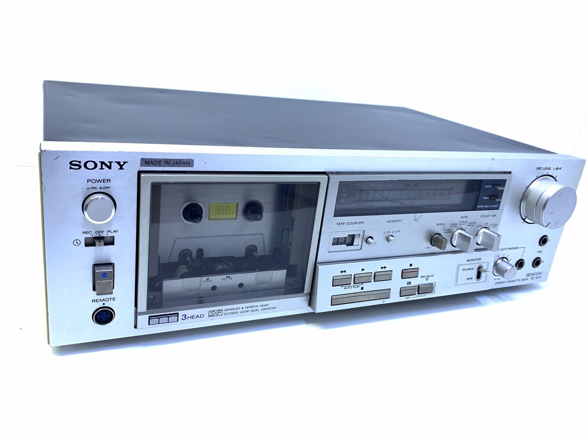 SONY TC-K71 Tape Deck Cassette Vintage 1980 3 Head SONY TC-K71 Tape Deck Cassette Vintage 1980 3 Head