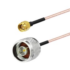N Type Male to SMA Male RG316 WiFi Antenna Adapter Coaxial Pigtail Cable 10m