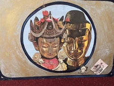 Nathaniel Reich Original Oil on Board