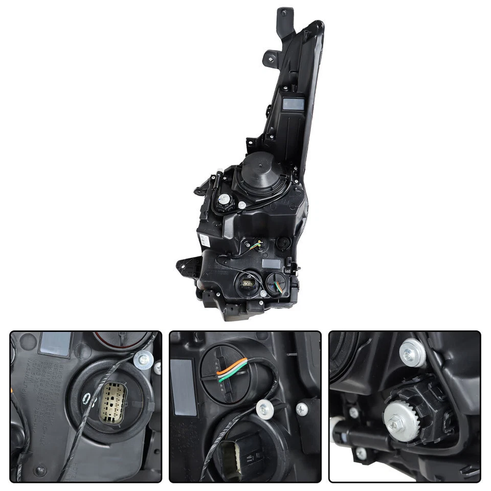 For 2013-2018 Cadillac ATS Passenger Side Halogen Projector Headlight Assembly - Image 3 of 4