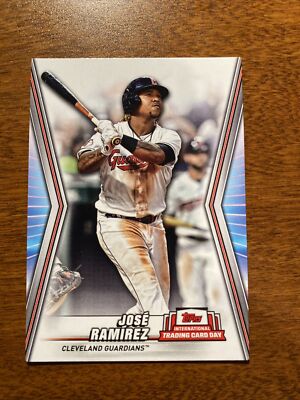 2023 Topps International Trading Card Day Jose Ramirez #NTCD-B9 Cleveland A17