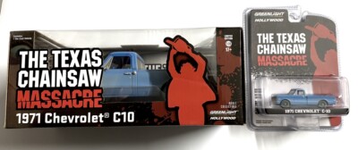 Greenlight 1971 CHEVROLET C10 TEXAS CHAINSAW MASSACRE CHASE 1/64
