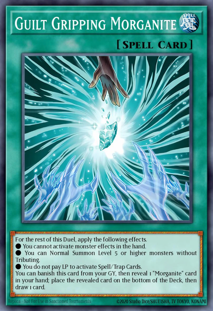 Yugioh Guilt-Gripping Morganite DUAD-EN070 1st Edition Super Rare LP Presale Yugioh Guilt-Gripping Morganite DUAD-EN070 1st Edition Super Rare LP Presale