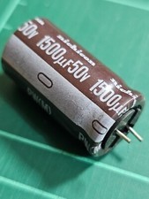 [1pc]  1500uF 50V nichicon PW 105C High Ripple, Low ESR -ref:b485